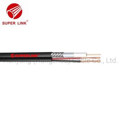 Camera Cable Coaxial Cable Rg59 RG6 with Power 2c RoHS ISO9001 CE CCTV CATV Cable