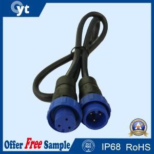 Circular 3 Pin Male and Female Waterproof Connector