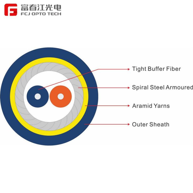 Small Installation Space Cabling Mixed Branch High-Quality Aramid Fiber Optic Cable Gjsfjv