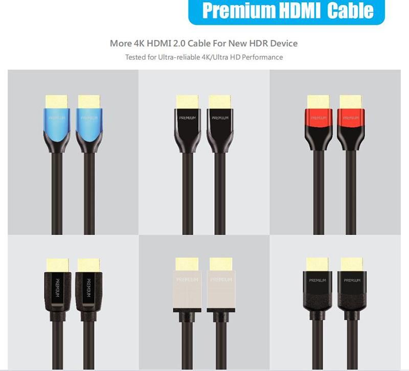 Premium HDMI Cable, Ultra Slim Cable, Type C Cable, USB C Cable, USB Data Cable, Dp Cable. Mfi Lightning Cable, HDMI Full 4K Splitter, Full 4K 8K HDMI Switch