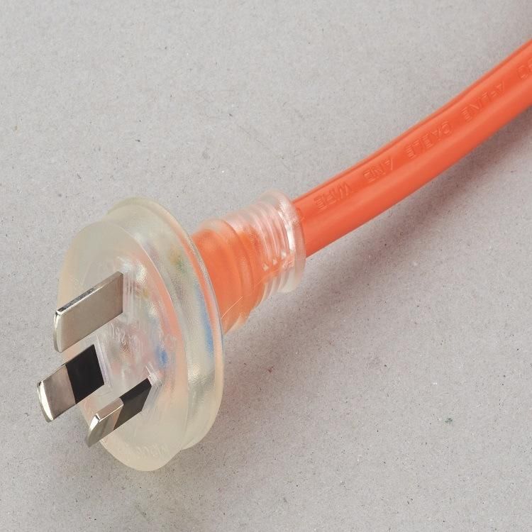 Australian Heavy Duty 15A 250V Transparent Extension Cord