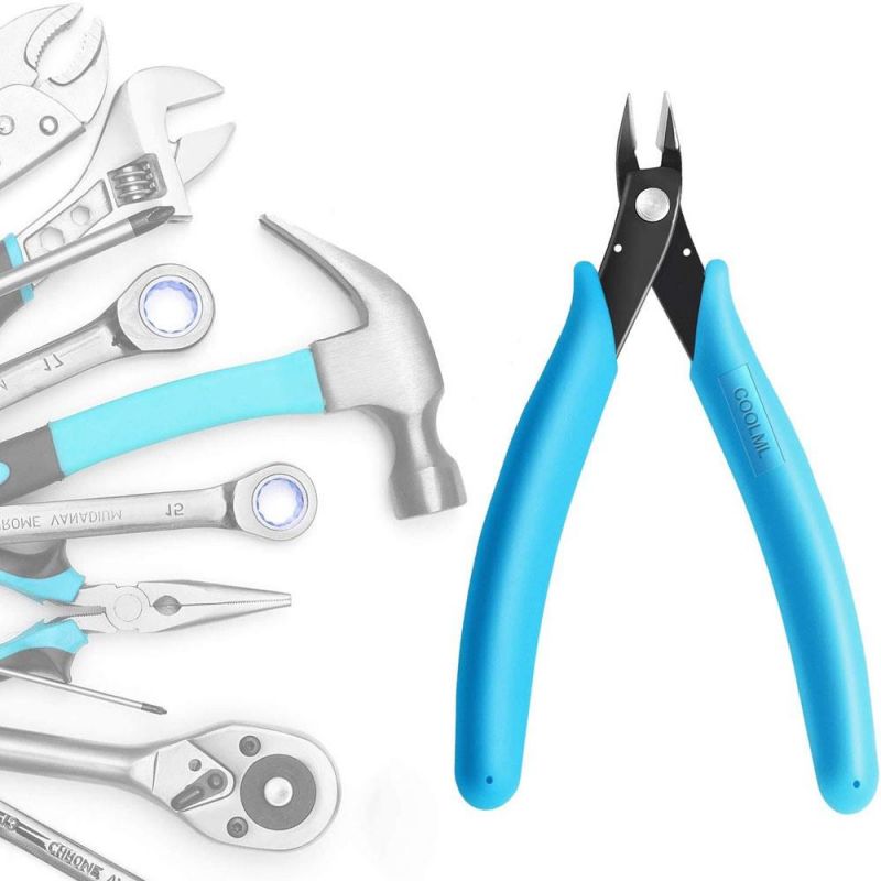 Olearn Micro Wire Cutter Durable Diagonal Cutters for Electronics Repair, Jewelry Crafting, Model Building and DIY Cutting Pliers