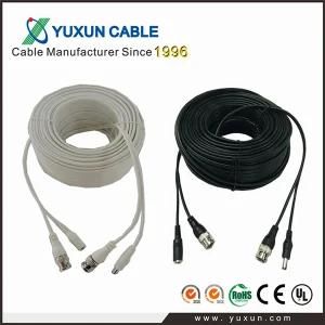 75 Ohm Rg59 Plugs Power Cable CCTV Camera Cable