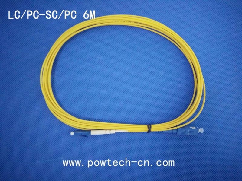 Fiber Optic/Optical Patch Cord LC/PC-SC/PC 6m