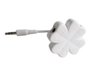 Flower 4-Way Stereo Audio Headphone Splitter for Samsung