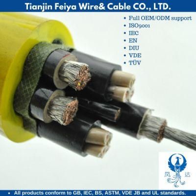 Nyy Heavy Duty Portable Cord Soow Seoow Sjow Sjo Rubber Power Mining Cable