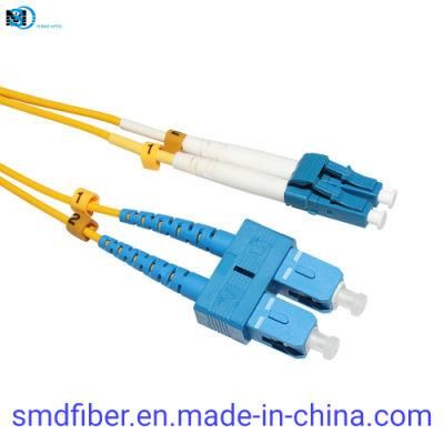 2.0mm 3.0mm LSZH LC/Upc-Sc/Upc Optical Cable for Network