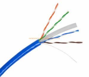 UTP CAT6 LAN Cable 1000FT, 23AWG 550MHz Cmr, Black, Pure Copper, PVC Jacket