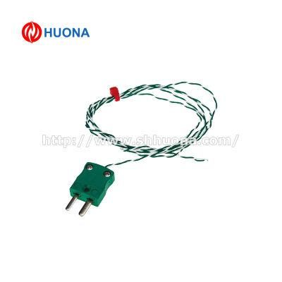 IEC Standard 20AWG Thermocouple Cable Green and White Color with PTFE Insulation
