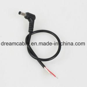 30cm Black 5.5*2.5mm DC Power Plug Right Angle