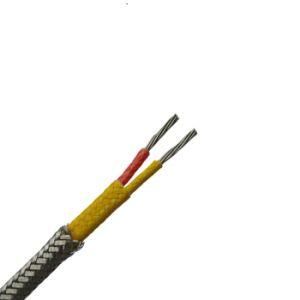 0.8mm*2 K Type Thermocouple Extension Cable with Fiberglass Insulation