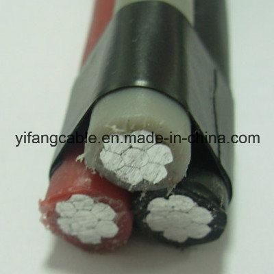 6.6kv Mv ABC Aluminium African Cable 3 Core with Steel Catenary
