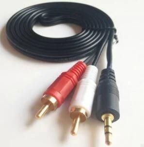 Audio Video Cable RCA Cable 2RCA to 3.5 Stereo (1.1019)