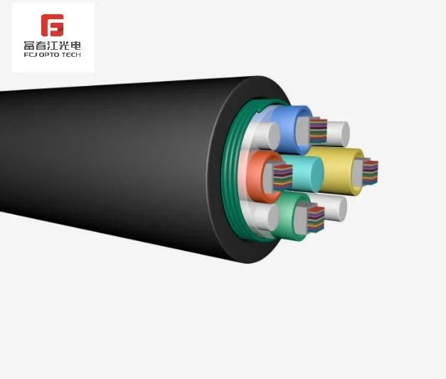 Highly Effect for Electricity Saving Good Flexibility and Mechanical Properties Fiber Optic Cable Aerial/Duct Gydts with HDPE Sheath