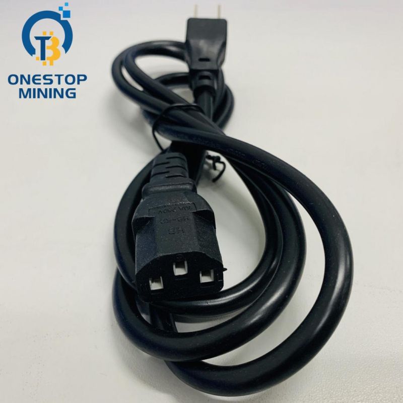 Us Standard Power Supply Cords Cables for Miner 2500W Asic Miner Parts PSU