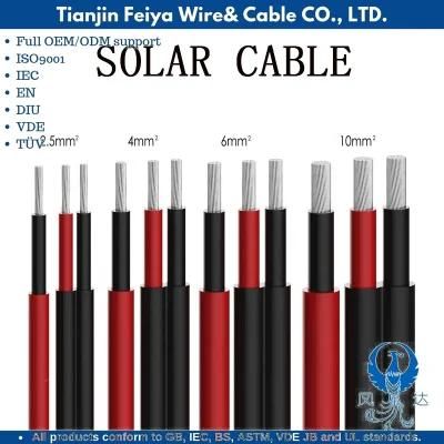 Nyy Flexible Solid PVC Insulated Copper Control Flat Round Coaxial Power Wiring Flat Welding Electrical Wire Solar Photovoltaic PV Cable