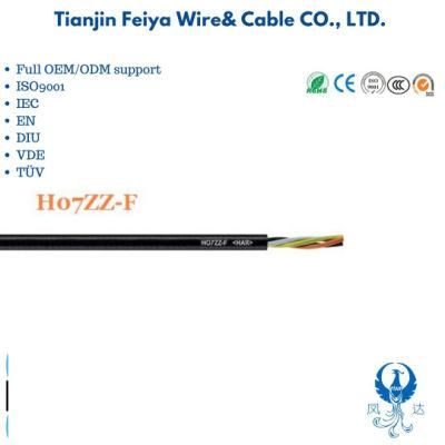 Nyy H05vvf 450/750V Halogen-Free H07zz-F 4 Core 6mm Flexible Rubber Power Copper Control Electric Coaxial Cable Wire