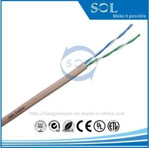 Indoor Flat 2P Twisted PE Insulated Unshield Telephone Cable