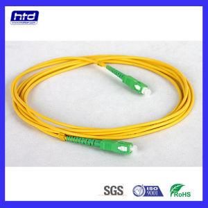 FTTH Single Mode Fiber Optical Patch Cord Sc APC Connector