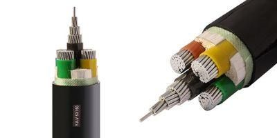 Aluminium Conductor XLPE/PVC Insulated Awa Aluminum/Copper Steel Wire Armoured Electric Power Cable