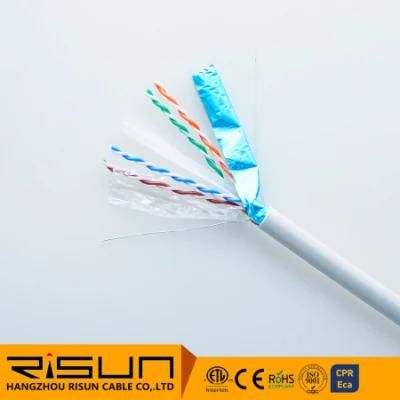 23AWG 4pr Bare Copper FTP CAT6 Cable with PVC Jacket