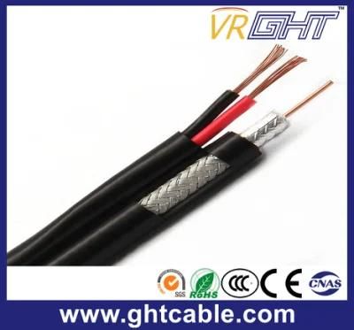 Black TV Cable/Rg59 Coaxial Cable/CCTV Camera Cable Bare Copper in Stock