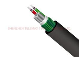 Outdoor Singlemode/Multimode Fiber Optic Cable PE Jacket