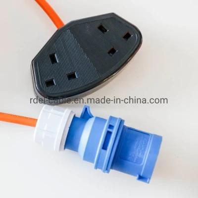 Adapter Cable 16 a Cee to UK 13 AMP Socket Ce