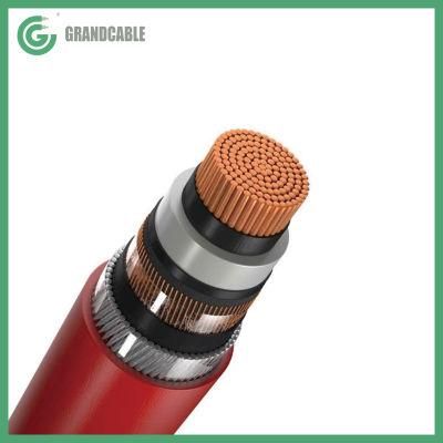 33kV Single core 1CX500mm2 XLPE AWA Armoured copper cable for 33/11kV Substation