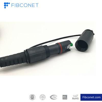 Ftta IP68 Outdoor Fiber Optical Outdoor Sc Waterproof Cable Connector