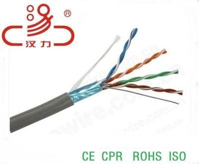 Cat5e Cable Communication Cable Fluke Test Pass CPR Ce LAN Cable FTP Cat5e