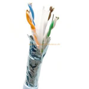 Indoor 4 Pairs CAT6 FTP Bolid Bc Pure Copper LAN Cable, PVC, LSZH Jacket
