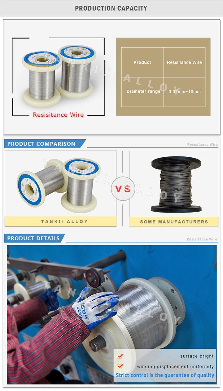 Heating Element nichrome wire fecral wire used for Glass Furnace