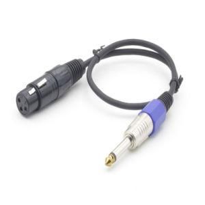 Female XLR to Ts Male Patch Cable for Microphone