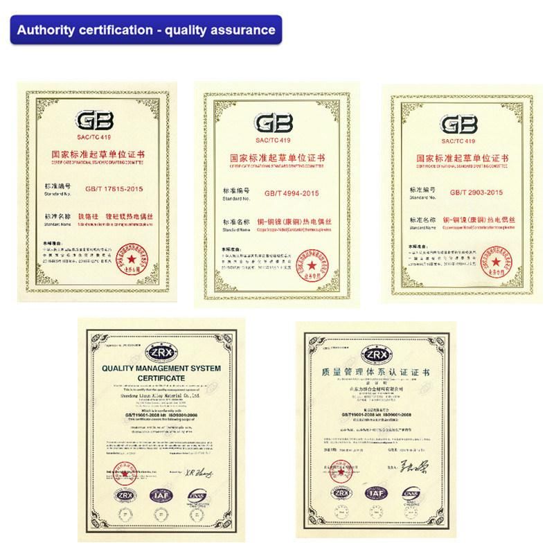 Customised Manufacture  E Type Nickel chrome-Copper nickel / Constantan Thermocouple Wire for Cable & Wire Constantan Wire