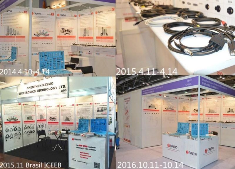 Redel Pag Plug Connector with Cable Assembly for Medical Equipment