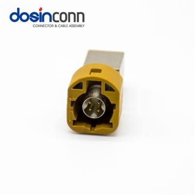 Automotive Connectors Hsd Connector Standard Z Code 4-Pin Right Angle Plug