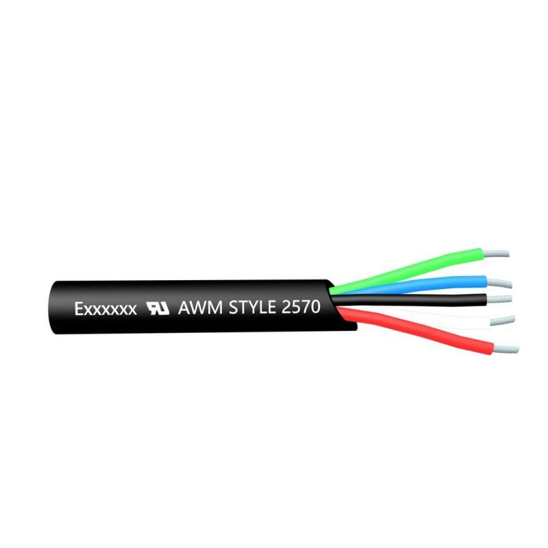 UV Resistance Electronics Internal Wiring PVC Sheath Power Cable UL2570