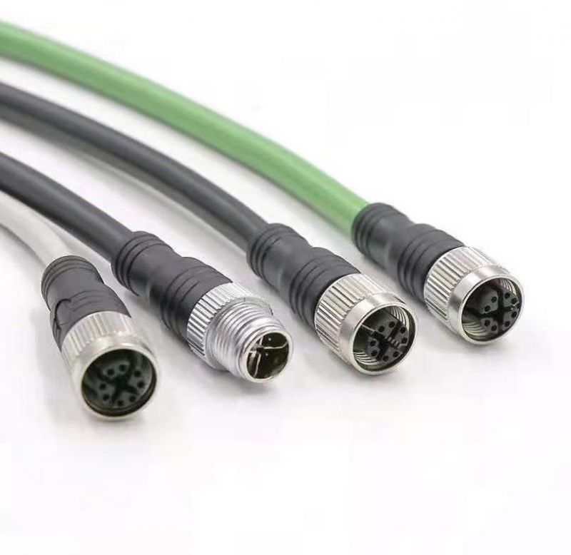 Cable Assembly with Molded Waterproof M12 Connector