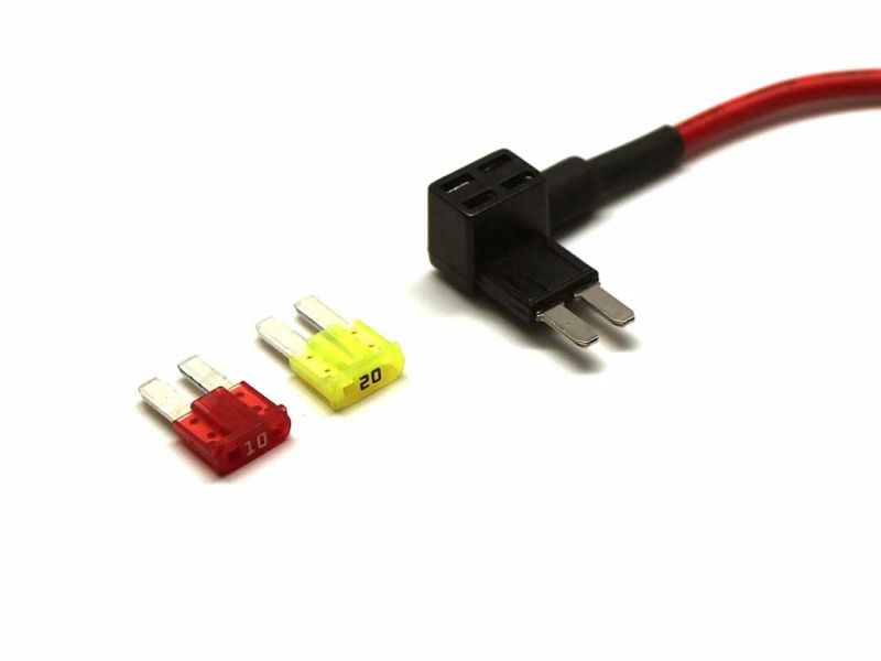 Tap Fuse Holder & Fuse 5-Pack &Ndash 12V Add a Circuit Kit – ATM Low Profile Mini Fuse Blade - 15A AMP Adapter by Abn