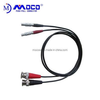 Customized Cable BNC to 00 (FFA. 00.250) Ut Coaxial Cables for Ultrasonic Flaw Detector