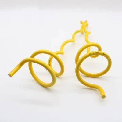 Cheap Price Yellow PVC Spiral Swan Flight Diverter