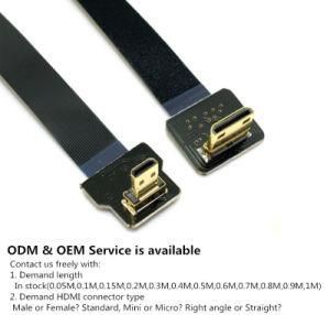 Xaja Micro Male to Mini HDMI FPC Flexible Flat Cable