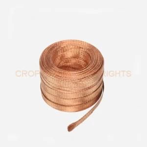 Flexible Earthing Connection Tinned Copper Flat Braid in Roll