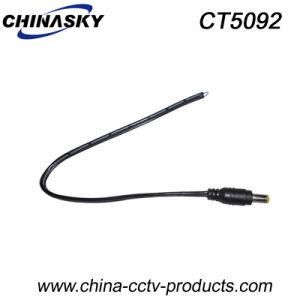 26AWG CCTV Power Male DC Plug with 30cm Pigtail (CT5092)