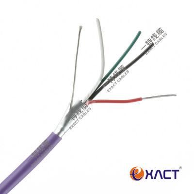 4x0.22mm2 Shielded Stranded BC Bare Copper Conductor PVC Insulation and Jacket CPR Eca Alarm Cable
