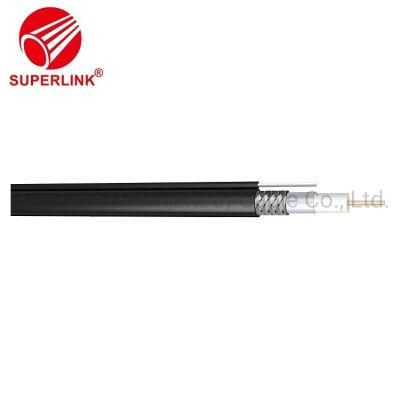 Coaxial Cable RG6 Outdoor TV Cable with Steel Wire Messenger