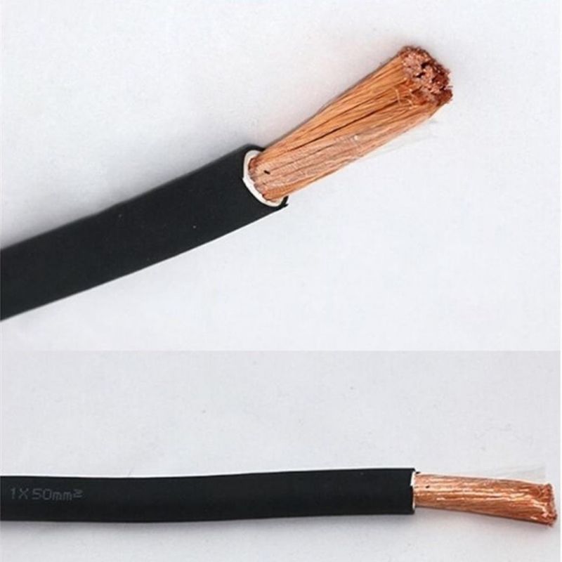 Oil Resistance Flame Retardant H01n2-E Wlding Cable 120mm2 185mm2 240mm2 Class 6 Copper Conductor IEC 60288 Standard Ho1n2aluminium Wire Control Electric Cable