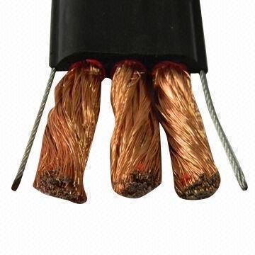 Flat Cable, Copper Conductor, PVC Insulated/Sheath