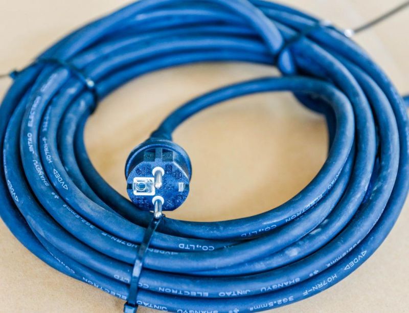 16A Imq Approved PVC Insulated Power Cable with Italy 10A 250V AC Plug 3 Pin Plug